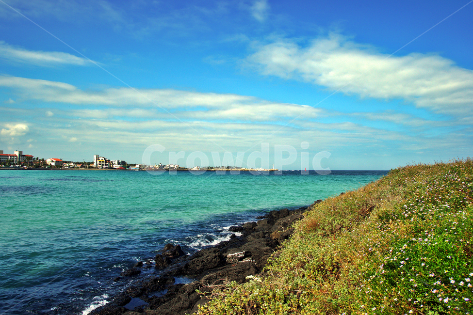 함덕,서우봉,해변,해수욕장,제주,조천읍,바다,푸른하늘,자연,풍경,nature,landscape,제주도,jeju,jeju island,outdoors,옥외,land,땅,promontory,곶,ocean,대양,water,물,sea,shoreline,해안선
