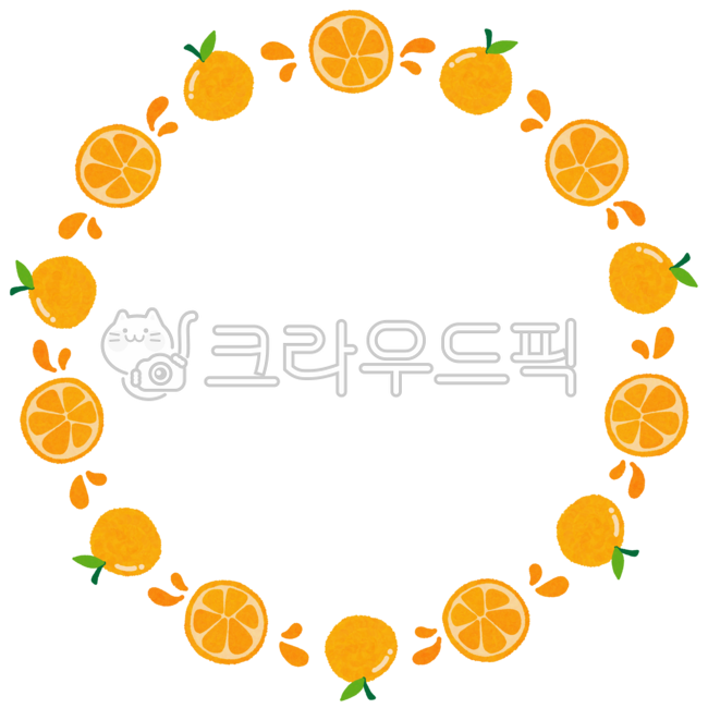 frame illustration,tangerine,hand drawing,fruit,sticker,cute frame,circular frame,background paper,circle frame,orange,citrus fruit,background,illustration,circle,Border,border illustration