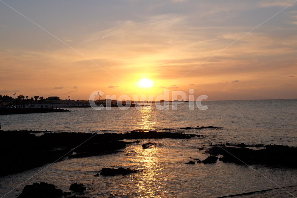 제주도,바다,노을,일몰,하늘,붉은하늘,제주,jeju
