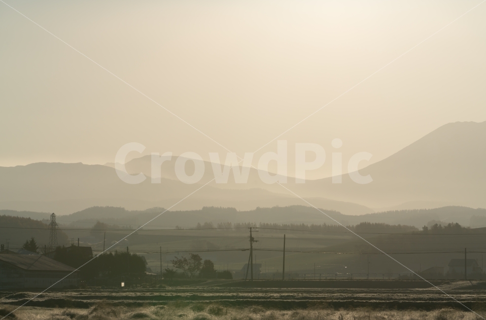 비에이,북해도,일출,해돋이,풍경,매직아워,여행,골든아워,힐링,자연,풍경,nature,landscape,시골,마을,country,rural,town,outdoors,옥외
