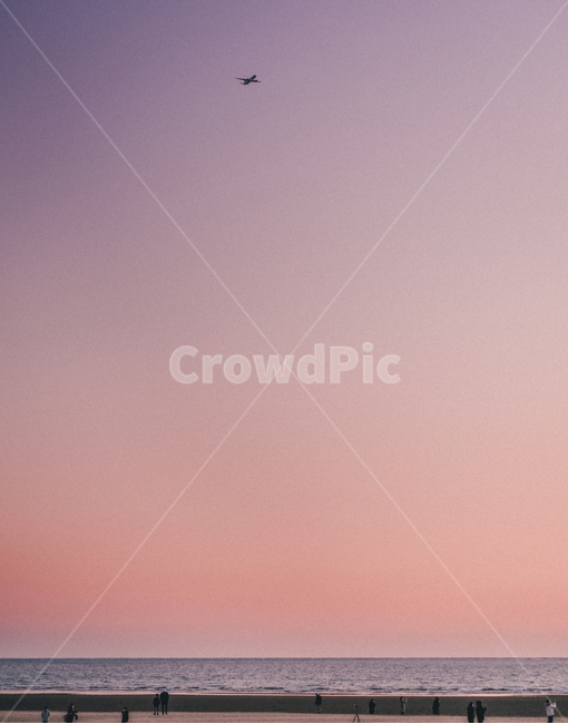 부산,flying,비행기,바다,다대포,다대포해수욕장,일몰