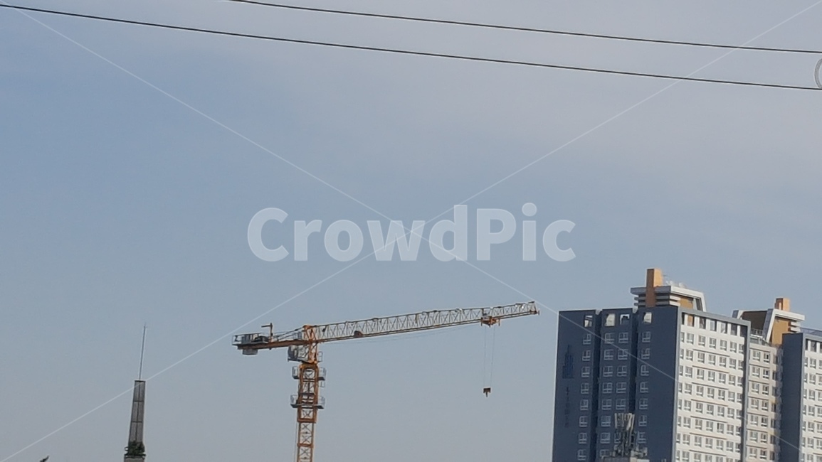 하늘,기술,건축,타워크레인,공사,산업,industry,industrial,건설업,건축업,construction industry,건축물,건물외관,exterior,building,structure,architecture,construction