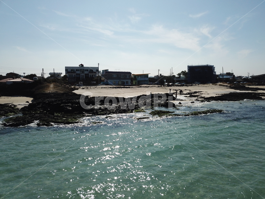 제주도,하늘,바다,풍경,하늘위