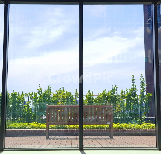 창문,감성,하늘,벤치,식물,구름,window,emotion,bench,인테리어,실내디자인,interior design