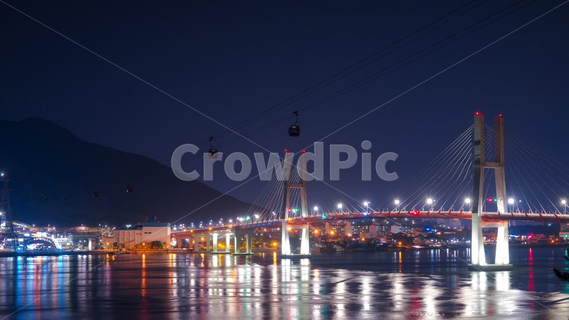 삼천포대교,대교,다리,바다,사천,bridge,야경,밤바다