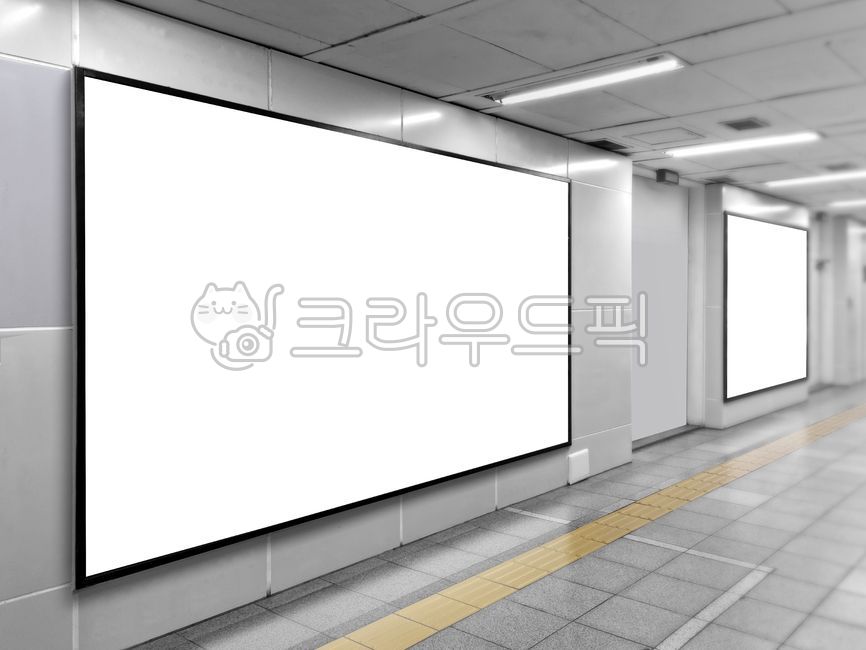 electronics,subway advertisement,stairs,Fluorescent lamp,screen,billboard,Passage,former,subway station,advertisement,wall,guide,promotion