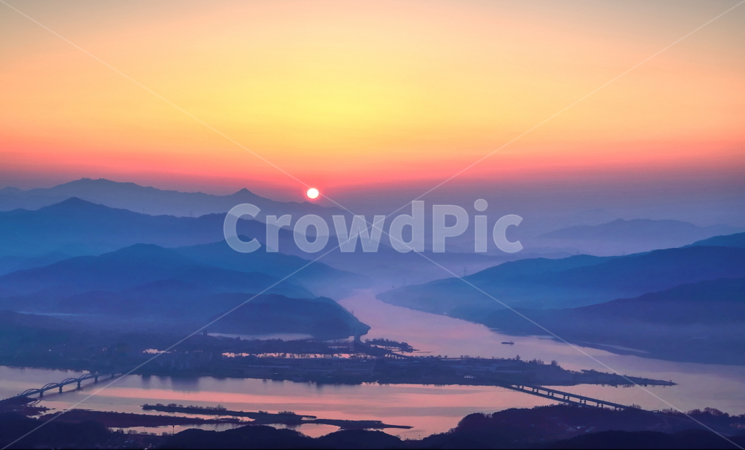 일출,해,두물머리,예빈산,양평,아침,자연,풍경,nature,landscape