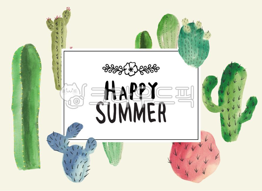 식물,자연,배경,백그라운드,수채화,수작업,일러스트,일러스트레이션,그림,드로잉,여름,시즌,계절,열대,트로피컬,열대식물,여름식물,열대나무,포스터,이국적인,나뭇잎,야자수,캘리그라피,캘리,영어,happy,테두리,프레임,선인장,plant,nature,background,watercolor,drawing,painting,illustration,summer,season,tropical,poster,cactus,calligraphy,frame,green,그래픽,일러스트레이션,graphic,illustration
