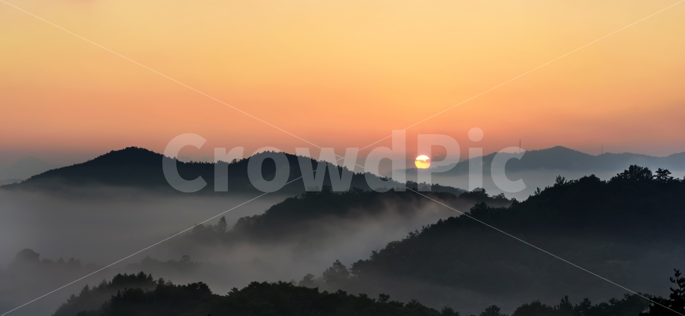 아침,일출,운해,풍경,태양,자연,풍경,nature,landscape,outdoors,옥외