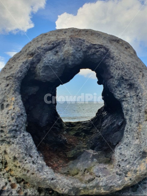 바다,제주바다,제주도,제주,현무암,풍경,hole