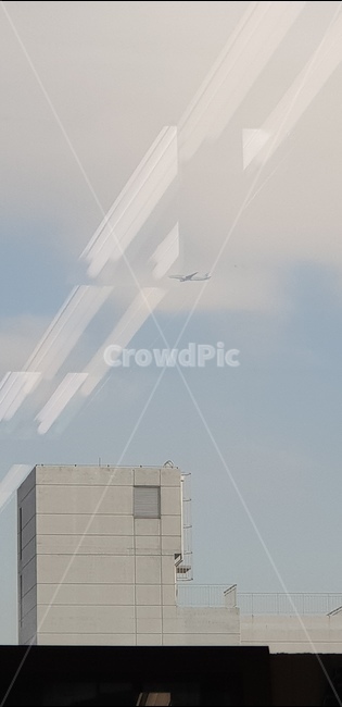 하늘,비행기,창문,유리,구름,사무실,flying,도시,풍경,city,landscape