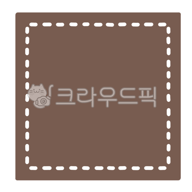 네모, 사각형, 스티치, 네모일러스트, 스티커, 사진,이미지,일러스트,캘리그라피 - 유토피아너작가