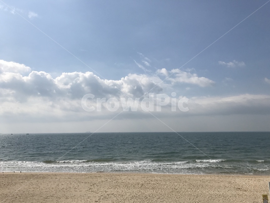 대천,바다,여름,구름,파도,해변,모래