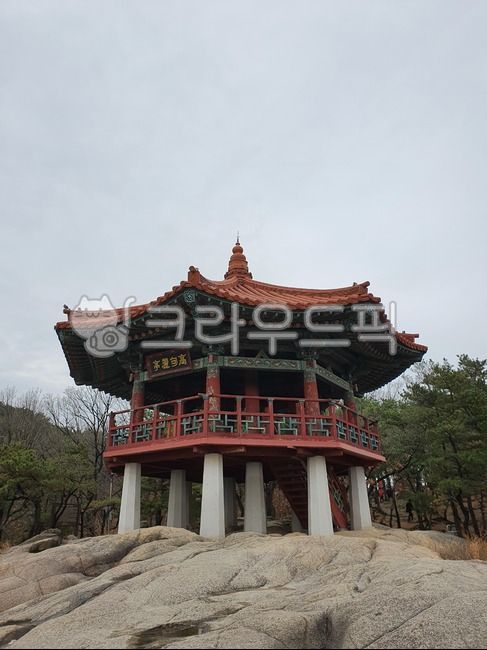 팔각정, 아차산, 아차산팔각정, 산, 건축물, 사진,이미지,일러스트,캘리그라피 - N4650518작가