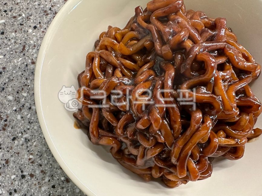 food, 음식, noodle, 국수, 짜장면, 사진,이미지,일러스트,캘리그라피 - seawoojut작가