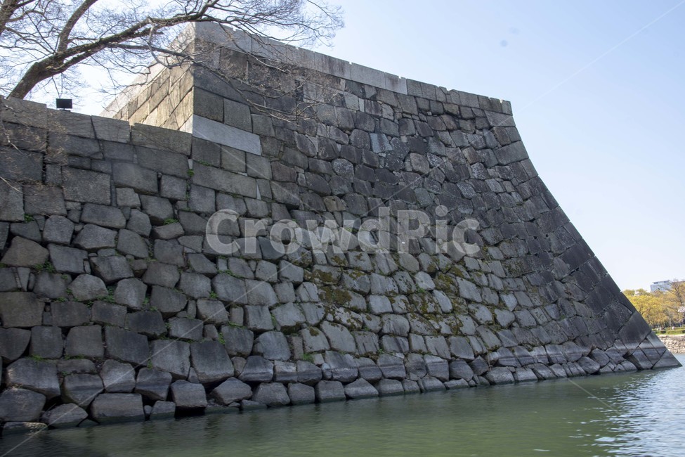 해자,해자외성,물,벽,오사카성,건축물,castle,성,building,건물,architecture