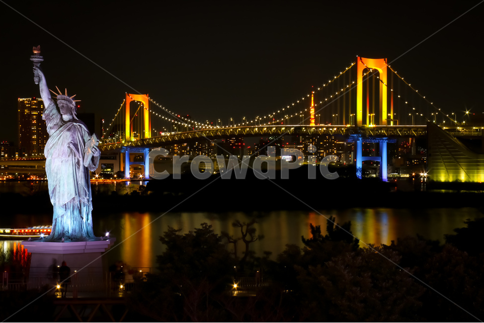 도쿄,레인보우브릿지,도쿄자유의여신상,야경,오다이바,tokyo,odaiba,rainbowbridge,odaibastateofliberty,야경,밤,풍경,nightscape,night,landscape,랜드마크,landmark,tourist attraction,해외,외국,세계,foreign,oversea,world,세계랜드마크,해외랜드마크,외국랜드마크,world landmark,world tourist attraction,조각상,동상,석상,조형물,statue,bronze statue,stone statue,building,건물,urban,어반,city,시티,town,도시,metropolis,중심지