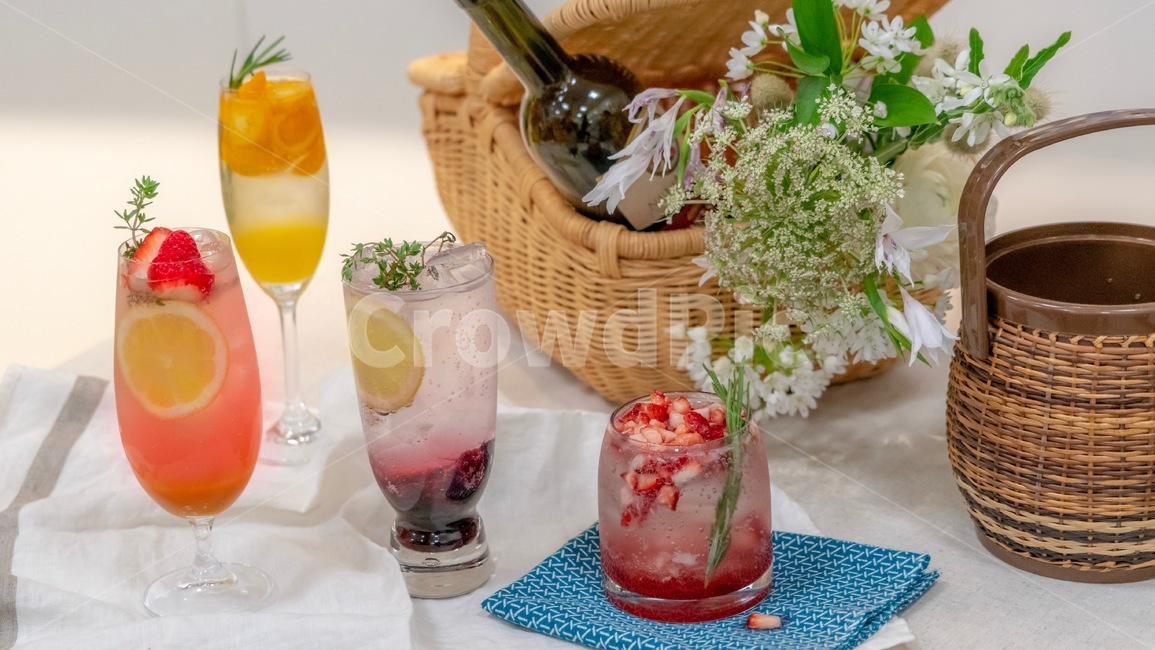 소품,홈카페,음료,푸드스타일링,과일,꽃,소풍바구니,음료수,drink,beverage