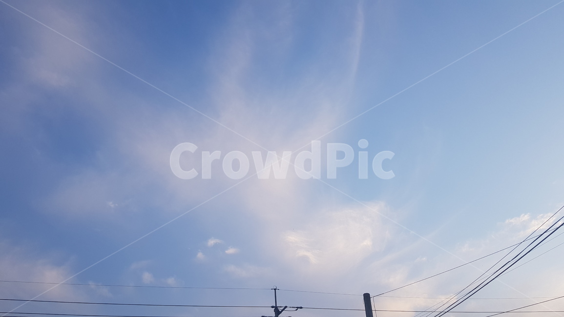 구름,하늘,파란하늘,하얀구름,뭉게구름,특이한구름,sky,bluesky,cloud,명주실구름,이중구름