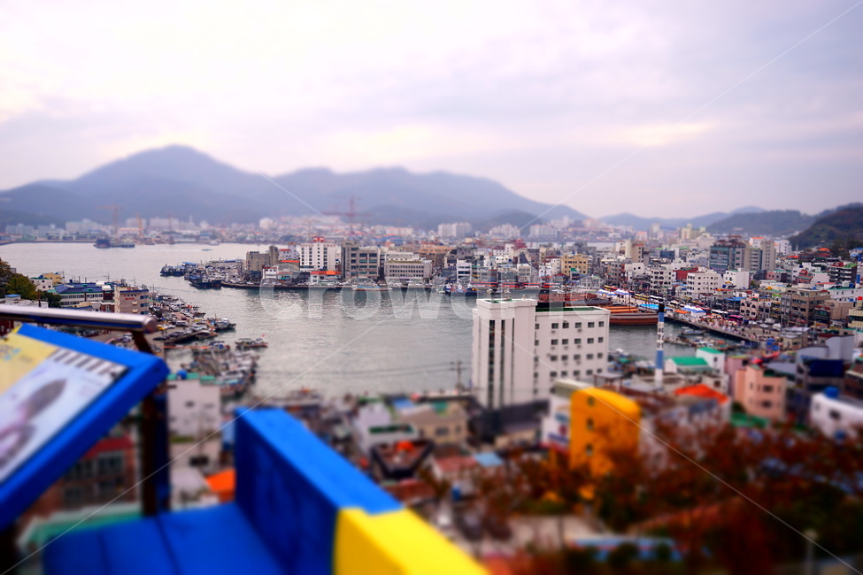 통영,동피랑마을,항구,풍경,바다