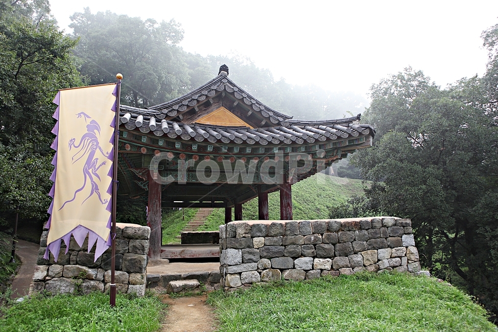 공주산성,산성,성,성곽,길,둘레길,숲,숲길,안개,돌담,담,여름,풍경,벽,방어벽,흙담,나무,식물,유네스코등제