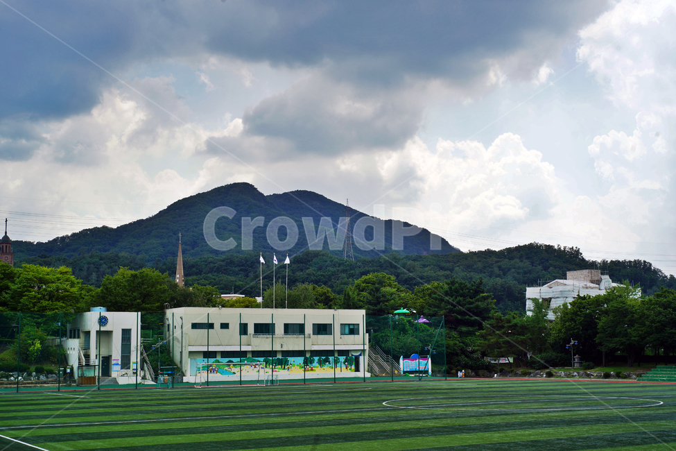 내손체육공원,의왕시,숲,자연,그물망,축구장,골대,인조잔디,모락산