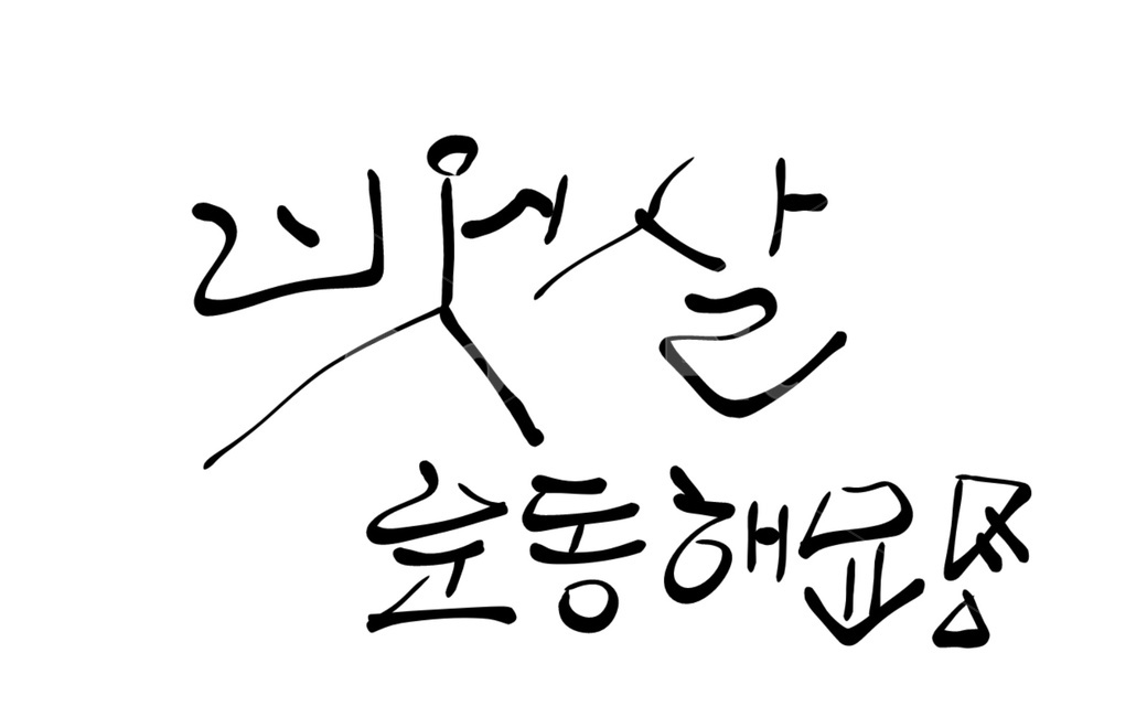 캘리그라피,뱃살,운동,비만,살