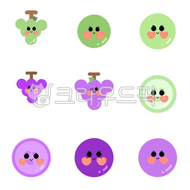 포도일러스트,청포도일러스트,포도,청포도,포도모빌,청포도모빌,여름모빌,여름과일,여름과일모빌,여름과일일러스트