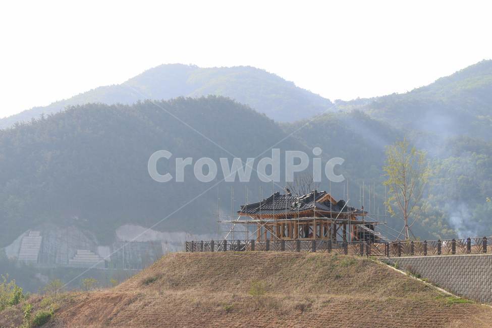 풍경,영주댐,경치구경,정자,여름,건축,한국