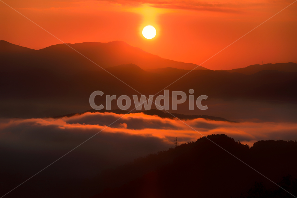 운해,일출,여명,새벽,안개,자연,nature,landscape,자연,풍경,nature,landscape