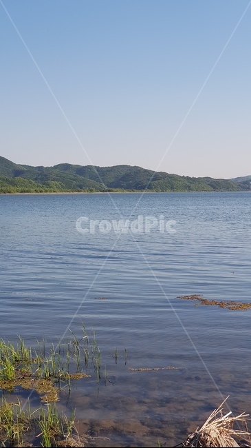 강,산,물,물결,잔잔,푸르른
