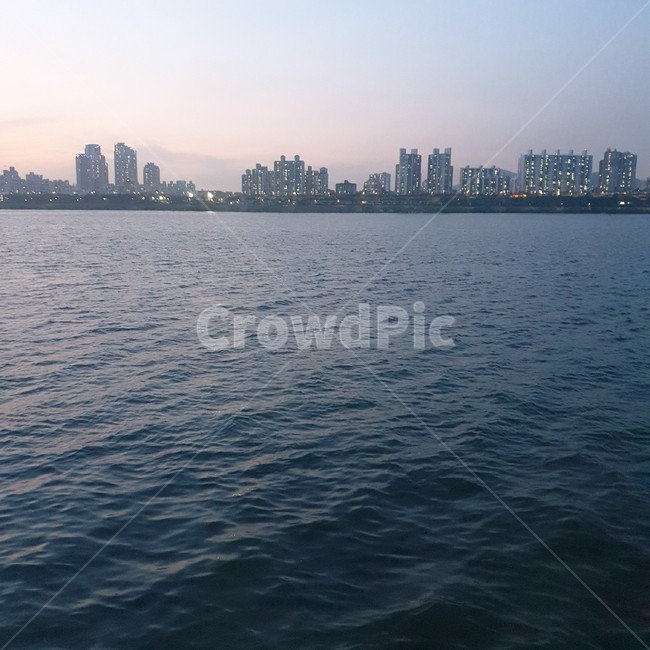 city,시티,한강,강,도심,저녁