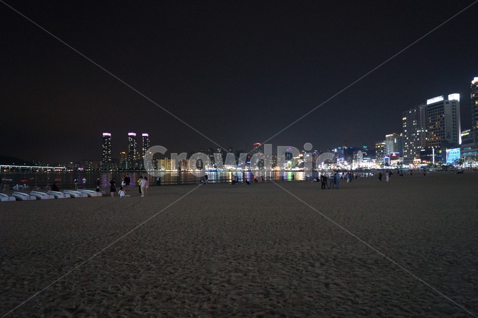 광안리,해변,야경,야간,네온사인