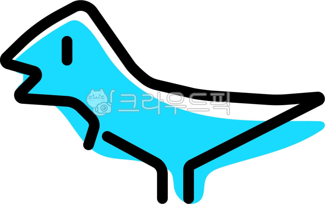 공룡,쥬라기,백악기,동물,귀여운,캐릭터,라인워크,라인아트,쥬라기공원,단순한,간단한,밸롭시랩터,벨롭시랩터,랩터