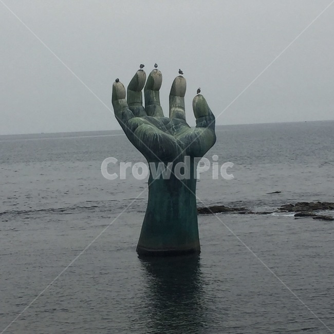 자연,nature,손,호미곶,바다,조각상,동상,석상,조형물,statue,bronze statue,stone statue