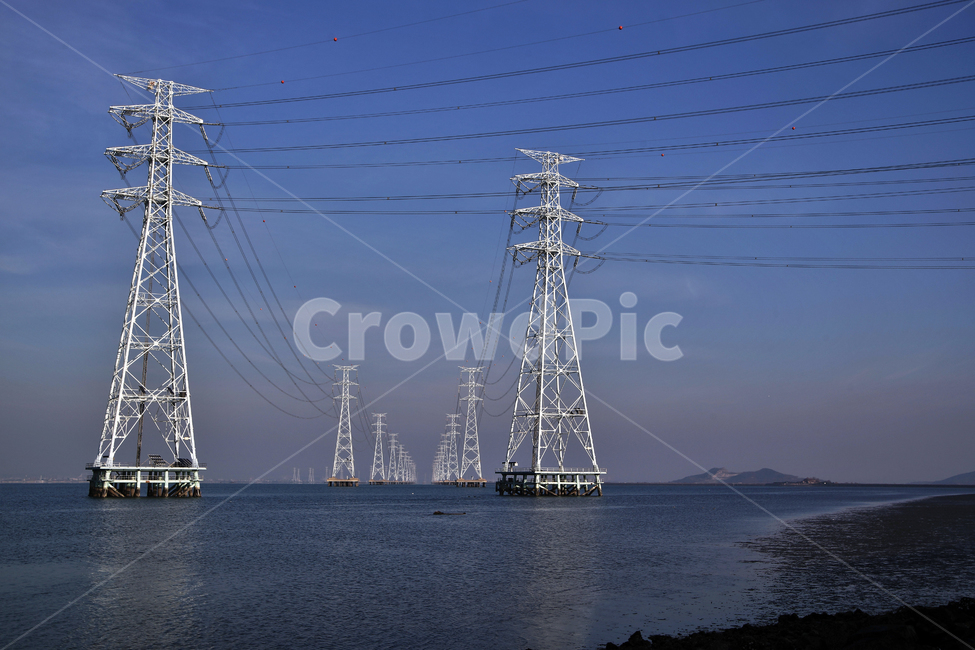 시화호,안산,대부도,시화방조제,철탑,송전탑,에너지,서해,에너지산업,energy industry