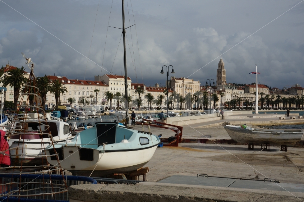 유럽,크로아티아,스플리트,항구도시,배,도시,풍경,city,landscape,해외,외국,세계,foreign,oversea,world,transportation,교통,vehicle,차량,watercraft,선박,water,물,waterfront,워터 프론트,pier,교각,port,포트