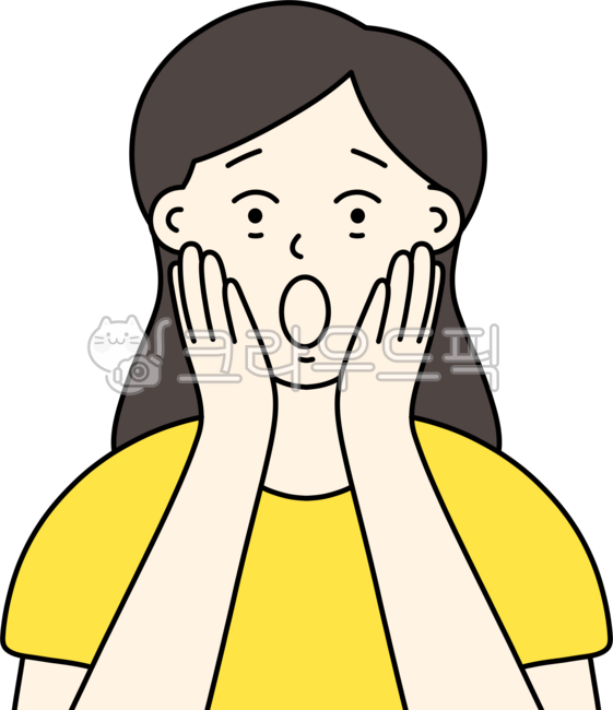 놀라다, 놀람, 놀라움, 놀라운, 서프라이즈, 사진,이미지,일러스트,캘리그라피 - ayoung50작가