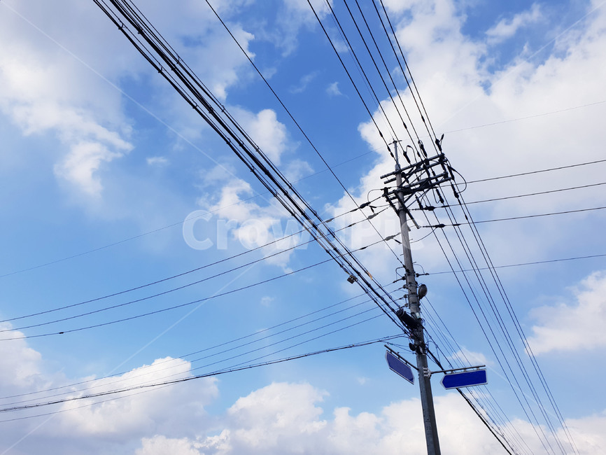 하늘,구름,전깃줄,전봇대,cloud,sky,감성,맑은하늘