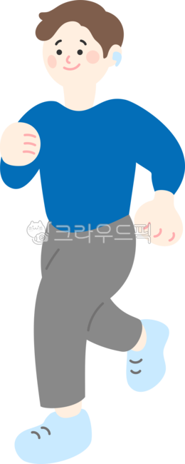 달리기,건강,다이어트,남자,운동,일러스트,뛰기,이어폰,스포츠,인물,캐릭터,활동,러닝