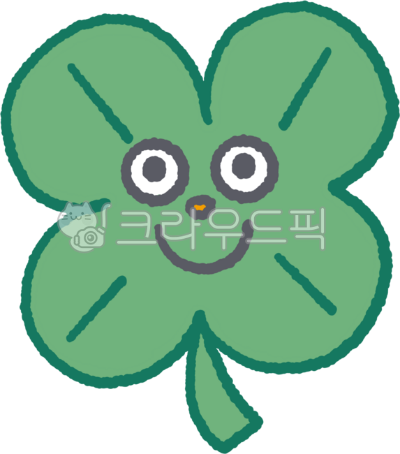 행운,행복,클로버,네잎클로버,네잎,행운의부적,부적,식물,클로버캐릭터,네잎클로버캐릭터