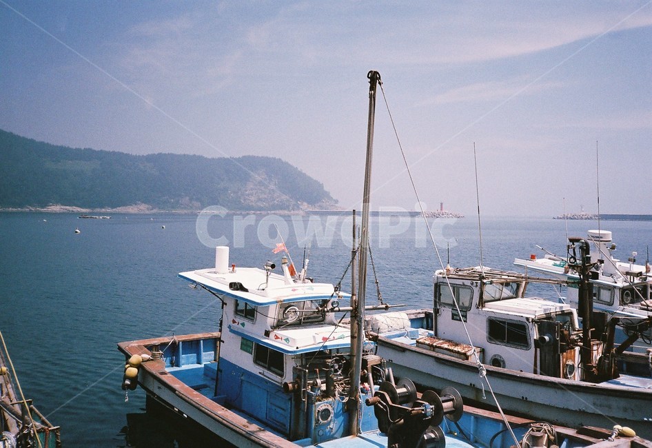 필름,필름사진,film,바다,sea,배,boat,자연,nature,섬,island,port,항구