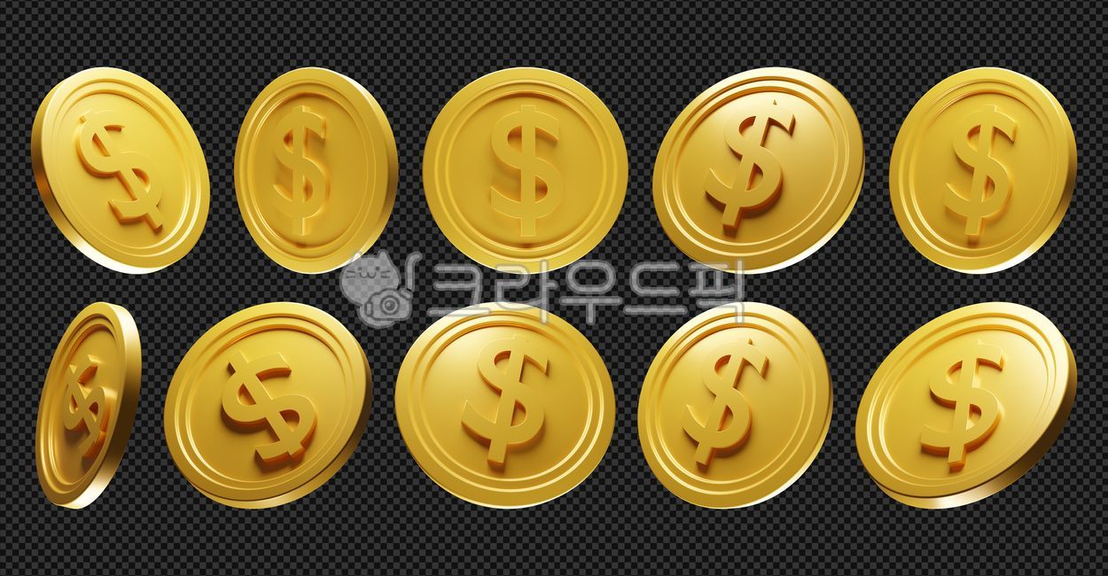 동전, 코인, 달러, 은행, 금융, 사진,이미지,일러스트,캘리그라피 - Ncrbs1234작가