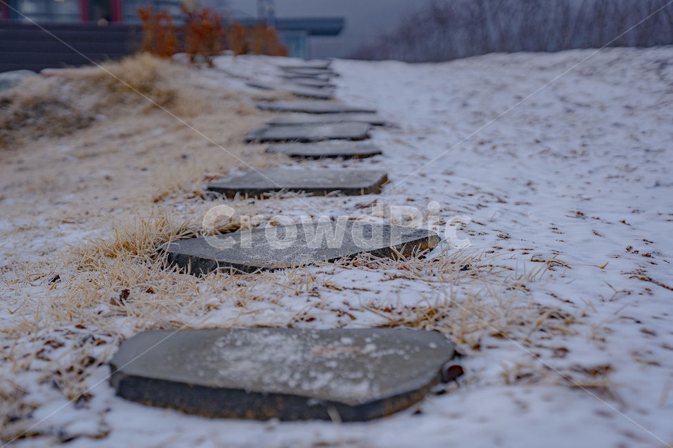 징검다리,통로,돌,바위,rock,대리석,겨울,눈,잔디,길,보도,인테리어,익스테리어,path,겨울,계절,winter,season
