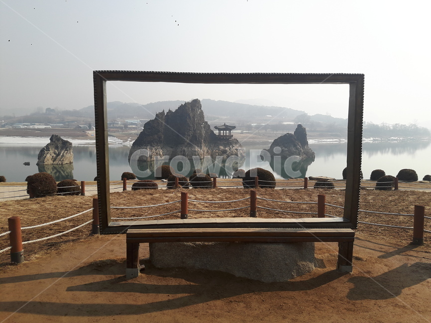 풍경,경치,자연,호수,봉우리,조각상,동상,석상,조형물,statue,bronze statue,stone statue