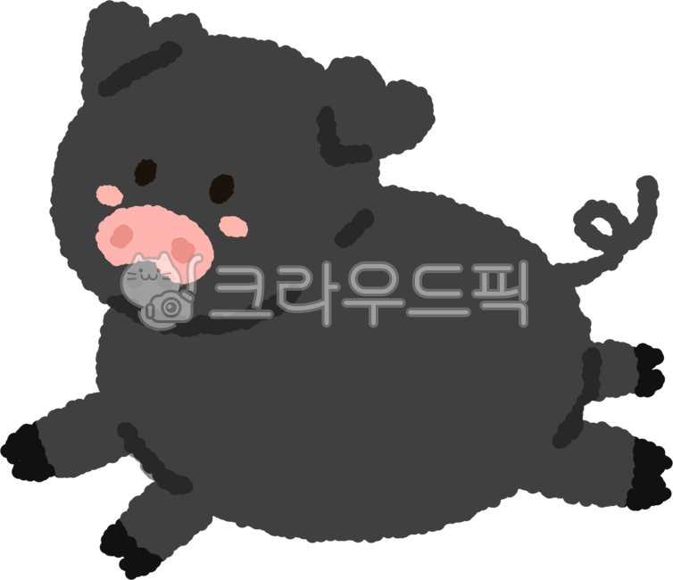 흑돼지,제주도흑돼지,흑돼지그림,흑돼지일러스트,제주흑돼지,제주특산물,흑돼지캐릭터