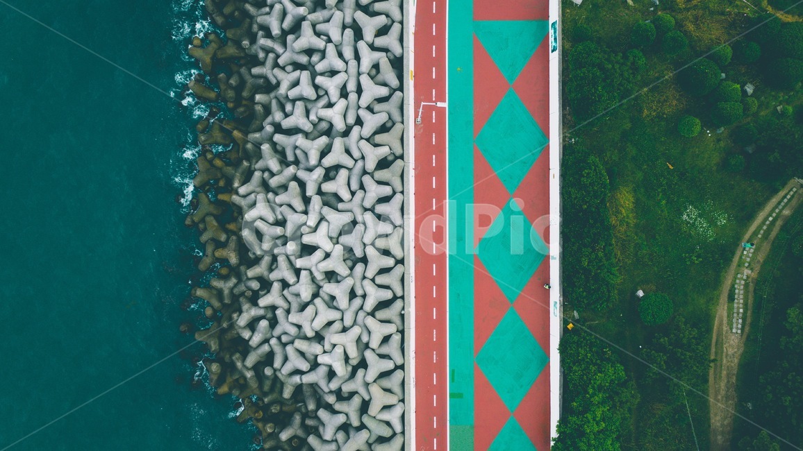 바다,파도,산책로,길,자연,nature,aerialview,조감도,풍경,경치,옥외