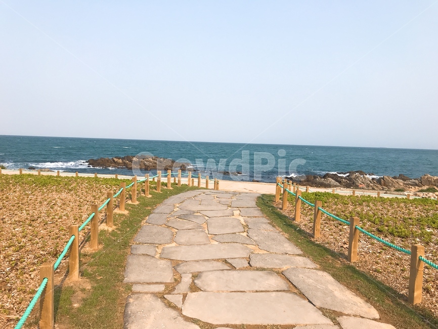 flagstone,path,통로,walkway,보도,바다,하늘,sea,sky