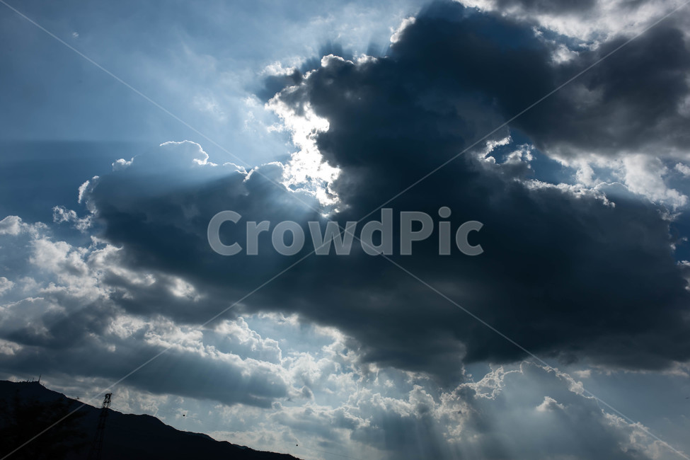 하늘,구름,빛,태양,빛내림,자연,풍경,nature,landscape,weather,날씨,outdoors,옥외,cloud,cumulus,적운,sky