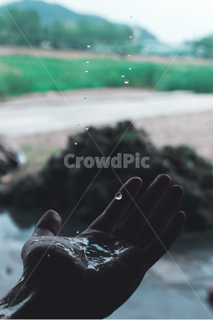 손,비,빗방울,물방울,손바닥,어둠,palm,hand,rain,raindrop,water,waterdrop,dark,사람,인물,인간,human,person,신체일부,몸,body,감성,sensible,feeling
